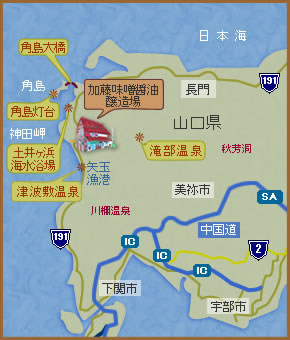 加藤味噌醤油醸造場地図